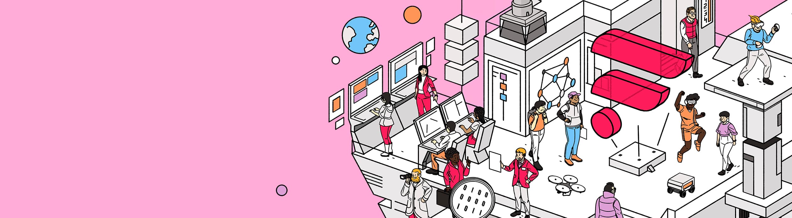 Flare Community Illustration